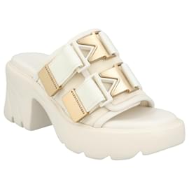 Bottega Veneta-Flash Mule-White,Cream