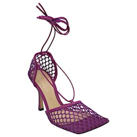 Bottega Veneta-Stretch Lace-Up Sandal-Purple