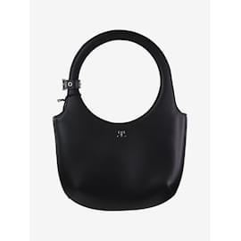 Courreges-Bolsa de couro Holy preta-Preto