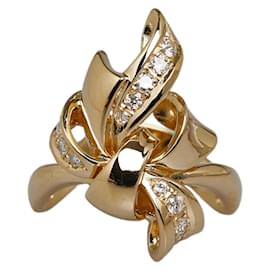 Autre Marque-18K Ribbon Diamond Ring-Other