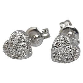 Autre Marque-18K Heart Stud Earrings-Other