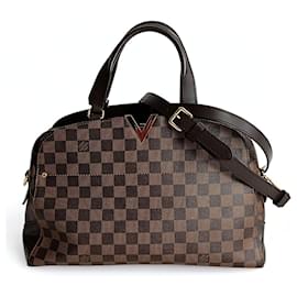 Louis Vuitton-Louis Vuitton Kensington Bowling Damier Ebene shoulder bag-Brown