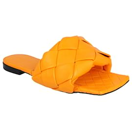 Bottega Veneta-Lido Flat Sandal-Orange