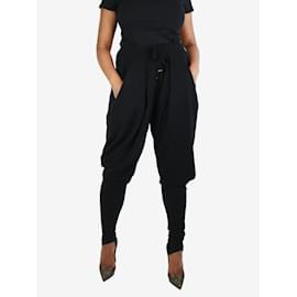 Louis Vuitton-Black cashmere balloon trousers - size L-Black