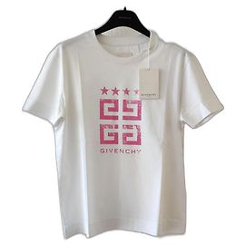 GIVENCHY T-SHIRT 4G MANICA CORTA Bianco
