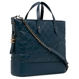 Chanel-Bolsa de compras grande Gabrielle azul Chanel-Azul