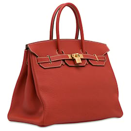 Hermès-Hermes rot 2003 Togo Birkin 35-Rot