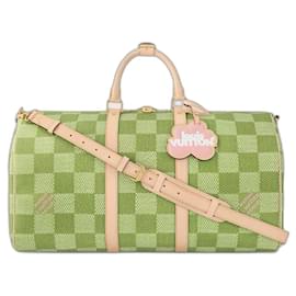 Louis Vuitton-LV Keepall 50 damier golf vert-Vert