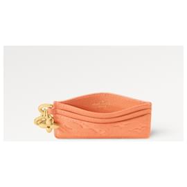 Louis Vuitton-LV Charms Kartenetui Aprikose-Orange