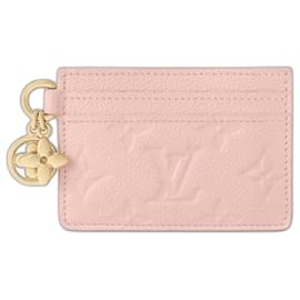 Louis Vuitton-LV Charms card holder pink-Pink
