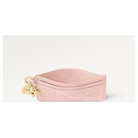 Louis Vuitton-Porta-cartões LV Charms rosa-Rosa