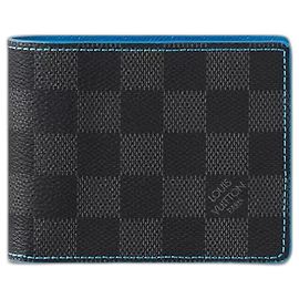 Louis Vuitton LV Slender a cuadros y azul Azul