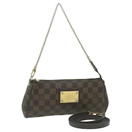 Louis Vuitton-LOUIS VUITTON Damier Ebene Eva Shoulder Bag 2way N55213 LV Auth 65460-Other