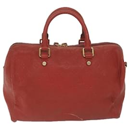 Louis Vuitton-Louis Vuitton Bandoulière Speedy Monogram Empreinte 30 Sac 2façon Red Auth ep3113-Rouge