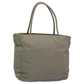 Prada-PRADA Hand Bag Nylon Khaki Auth bs11700-Khaki