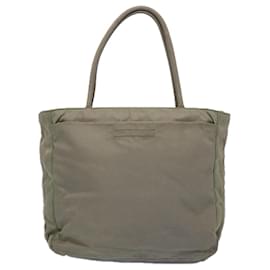 Prada-PRADA Hand Bag Nylon Khaki Auth bs11700-Khaki