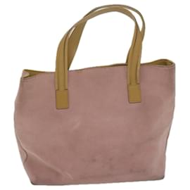 Gucci-GUCCI Sac à main Daim Rose 002 1080 auth 65501-Rose