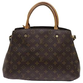 Louis Vuitton-LOUIS VUITTON Monogram Montaigne MM 2Way Shoulder Tote Bag M41056 LV Auth ep3123-Monogram