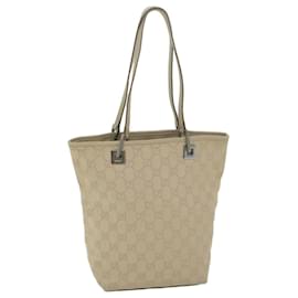 Gucci-GUCCI Sac cabas en toile GG Beige 31244 Ep d'authentification3172-Beige