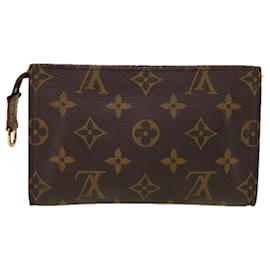 Louis Vuitton-Bolsa para acessórios LOUIS VUITTON Monograma Balde PM Bolsa para acessórios LV Auth 64920-Monograma