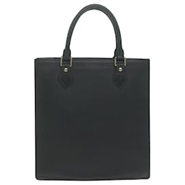 Louis Vuitton-LOUIS VUITTON Epi Sac Plat PM Hand Bag Black M58658 LV Auth 64981-Black