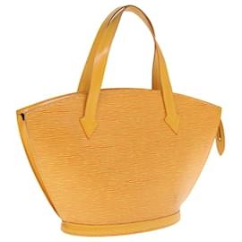 Louis Vuitton-LOUIS VUITTON Epi Saint Jacques Hand Bag Yellow M52279 LV Auth th4542-Yellow