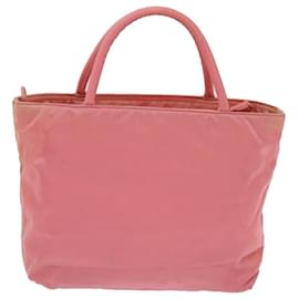Prada-PRADA Hand Bag Nylon Pink Auth ac2749-Pink