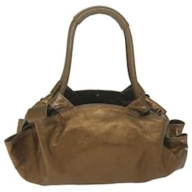 Loewe-LOEWE Hand Bag Leather Gold Tone Auth bs11773-Other