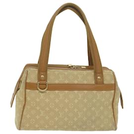 Louis Vuitton-LOUIS VUITTON Monogram Mini Josephine PM Hand Bag Beige M92416 LV Auth 64953-Beige