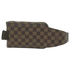 Louis Vuitton-LOUIS VUITTON Damier Ebene Geronimos Bolsa de ombro N51994 Autenticação de LV 64932-Outro