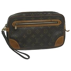 Louis Vuitton-LOUIS VUITTON Monograma Marly Dragonne GM Clutch Bag M51825 Autenticação de LV 63906-Monograma