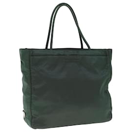 Prada-PRADA Hand Bag Nylon Green Auth yk10331-Green