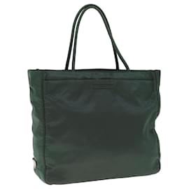 Prada-PRADA Sac à main Nylon Vert Auth yk10331-Vert