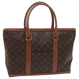 Louis Vuitton-LOUIS VUITTON Monogram Sac Weekend PM Tote Bag M42425 Auth LV 65117-Monogramme