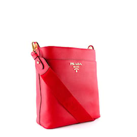 Prada-PRADA  Handbags T.  leather-Red