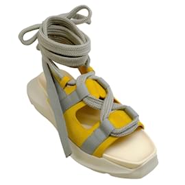 Rick Owens-Rick Owens Limón / Sandalias Geth de leche-Amarillo