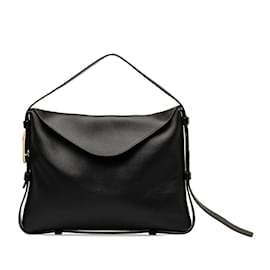 Bottega Veneta-Black Bottega Veneta Cradle Shoulder Bag-Black