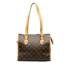 Louis Vuitton-Brown Louis Vuitton Monogram Popincourt Haut Shoulder Bag-Brown