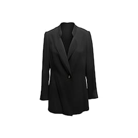 Autre Marque-Vintage Black Chanel Blazer Size US M/l-Black