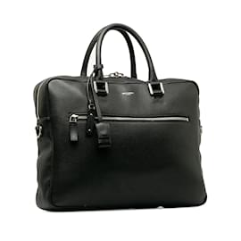 Saint Laurent-Black Saint Laurent Sac de Jour Briefcase Business Bag-Noir
