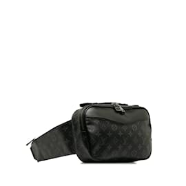 Louis Vuitton-Black Louis Vuitton Monogram Eclipse Explorer Bumbag Belt Bag-Black