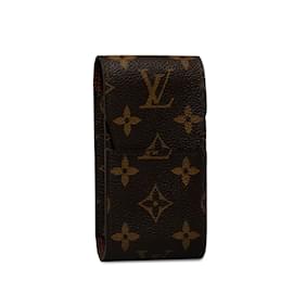 Louis Vuitton-Brown Louis Vuitton Monogram Cigarette Case-Brown