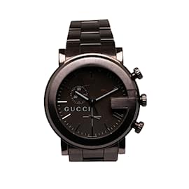 Gucci-Brown Gucci Quartz Stainless Steel G-Chrono Watch-Brown