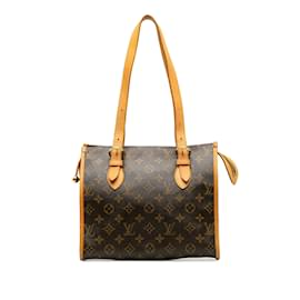 Louis Vuitton-Brown Louis Vuitton Monogram Popincourt Haut Shoulder Bag-Brown
