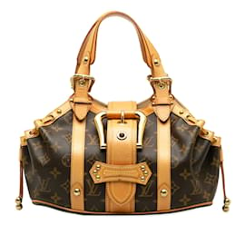 Louis Vuitton-Brown Louis Vuitton Monogram Theda GM Handbag-Brown