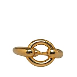 Hermès-Anello sciarpa Hermes Mors in oro-D'oro