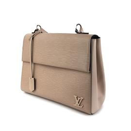 Louis Vuitton-Bolso satchel Louis Vuitton Epi Cluny MM beige-Beige