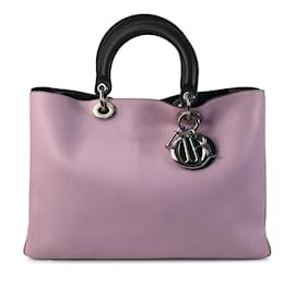 Dior-Bolso satchel Diorissimo grande Dior morado-Púrpura