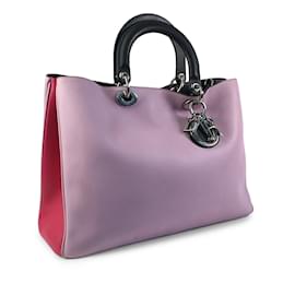 Dior-Bolso satchel Diorissimo grande Dior morado-Púrpura
