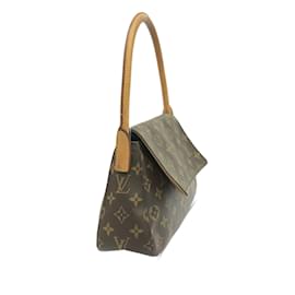 Louis Vuitton-Mini bolsa de ombro Louis Vuitton com monograma marrom-Marrom